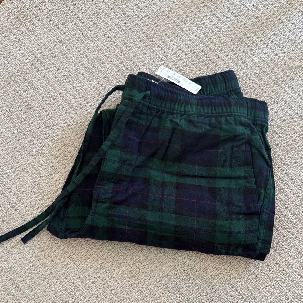 J Crew Plaid Pajama Pants - NWT XL